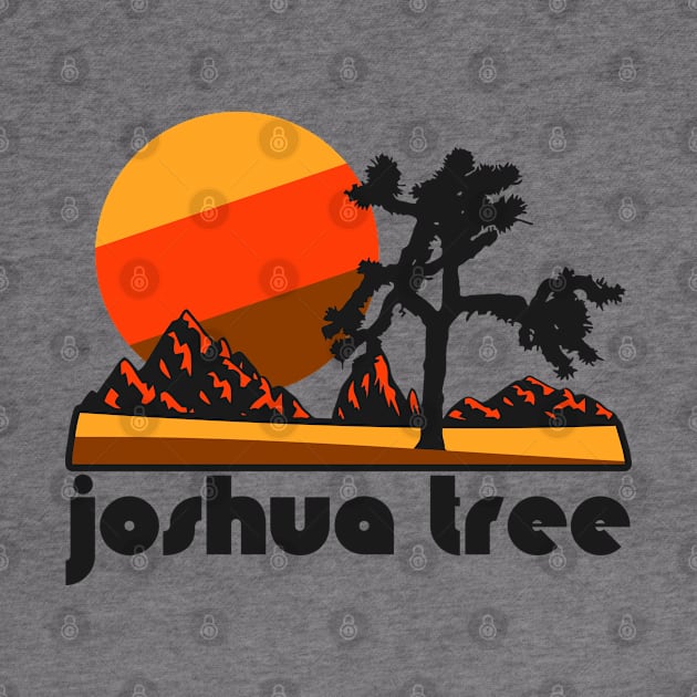 Retro Joshua Tree ))(( Tourist Souvenir National Park Design by darklordpug